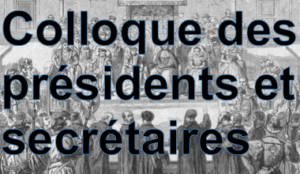 Colloque des présidents et secrétaires de CP