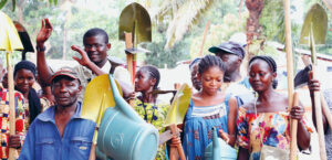 Encourager les jardins potagers en Centrafrique