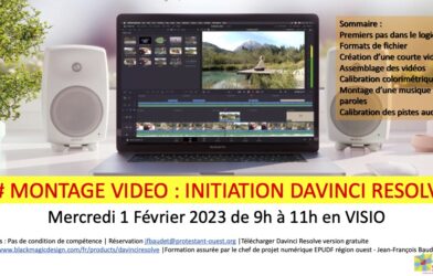 Initiation au montage vidéo