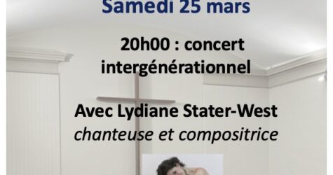 Week-end inaugural du temple de Bourges – Concert intergénérationnel