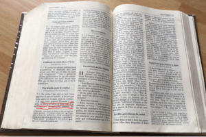 La Bible chaque jour ?*