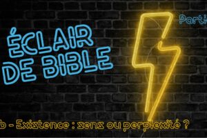 Livre de Job – Existence : sens ou perplexité ? Partie 6