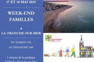 Week-end Familles à La-Tranche-sur-Mer les 17 et 18 mai 2025