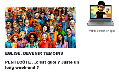 PENTECÔTE …c’est quoi ? Juste un long week-end ?