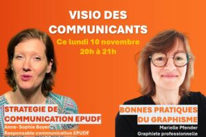 Visio des Communicants – Lundi 10 novembre de 20h à 21h !