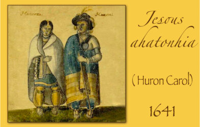 Jésous Ahantonia, Jésus est né
