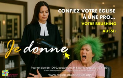 CONFIEZ VOTRE ÉGLISE À UNE PRO… VOTRE BRUSHING AUSSI !