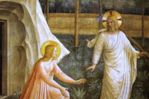 « Ne me retiens pas »,  un texte, un tableau